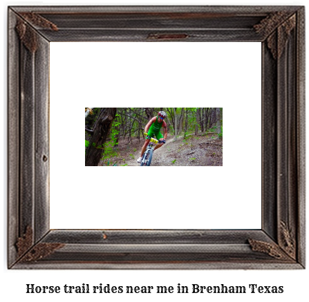 horse trail rides near me in Brenham, Texas